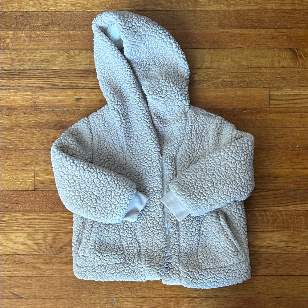Cat & Jack Cream Sherpa Jacket